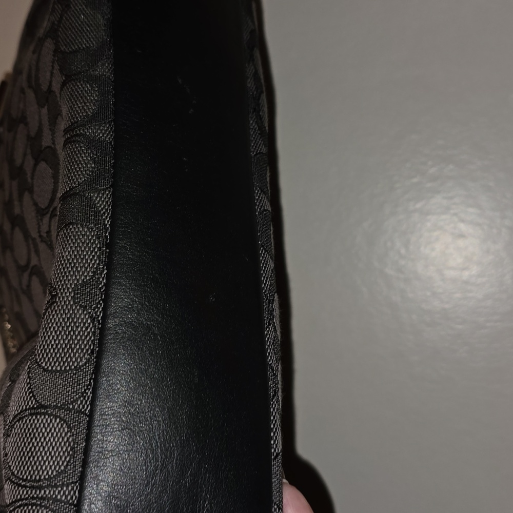 Coach Black Signature Tote Bag - Picture 4 of 5